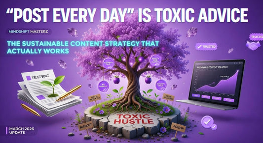 Post Every Day" Is Toxic Advice: The Sustainable Content Strategy That Actually Works