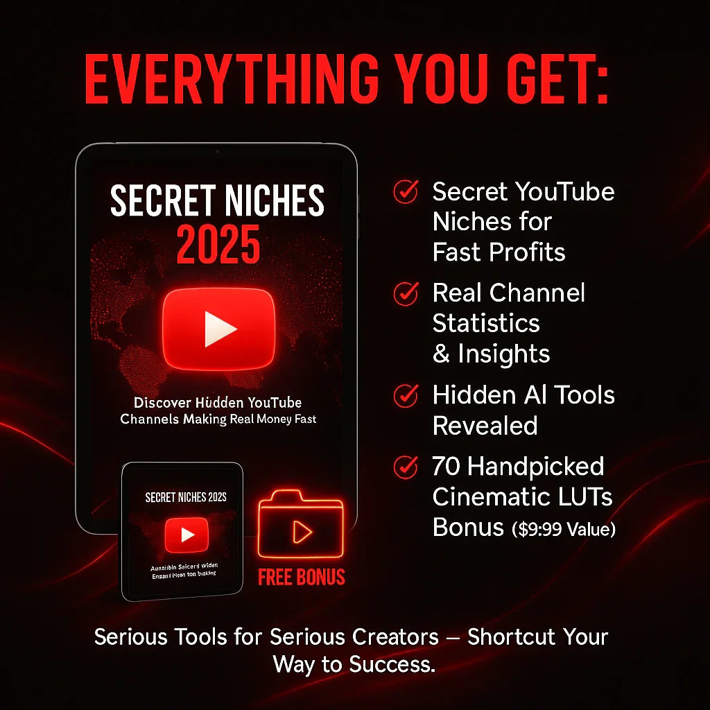 Secret YouTube Niches 2025 Guide: Profitable AI Channels - Mindshift Masterz