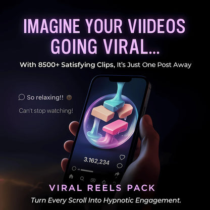 8500+ ASMR Viral Video Pack for TikTok, Reels, Shorts - Mindshift Masterz