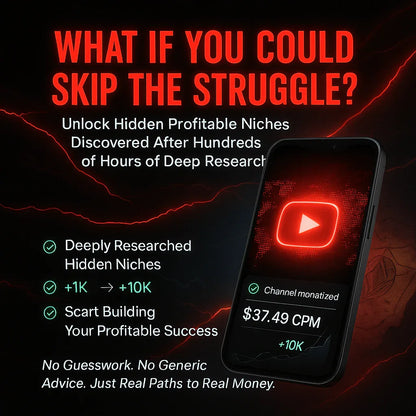 Secret YouTube Niches 2025 Guide: Profitable AI Channels - Mindshift Masterz