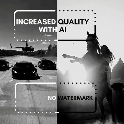 “AI-enhanced, copyright-free black-and-white videos for seamless, cohesive content creation across social media platforms, from the Essential Black & White Video Collection.”